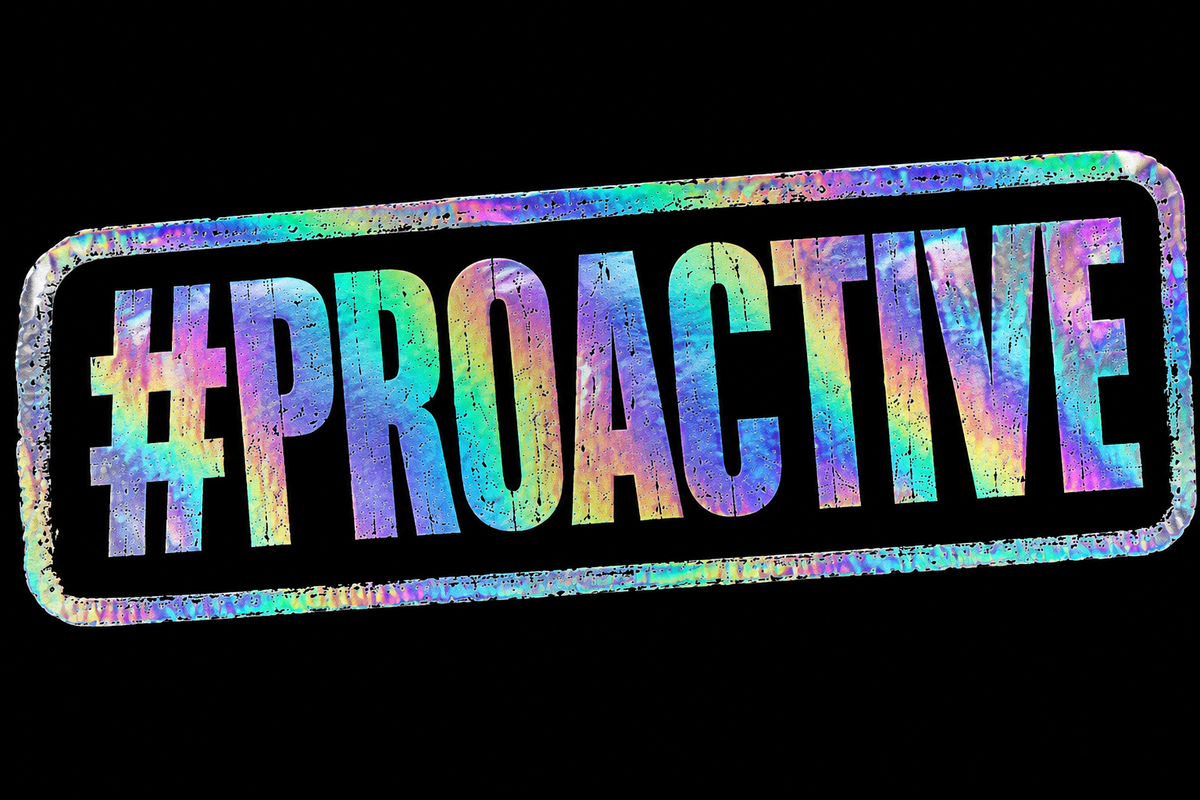 #Proactive Sticker