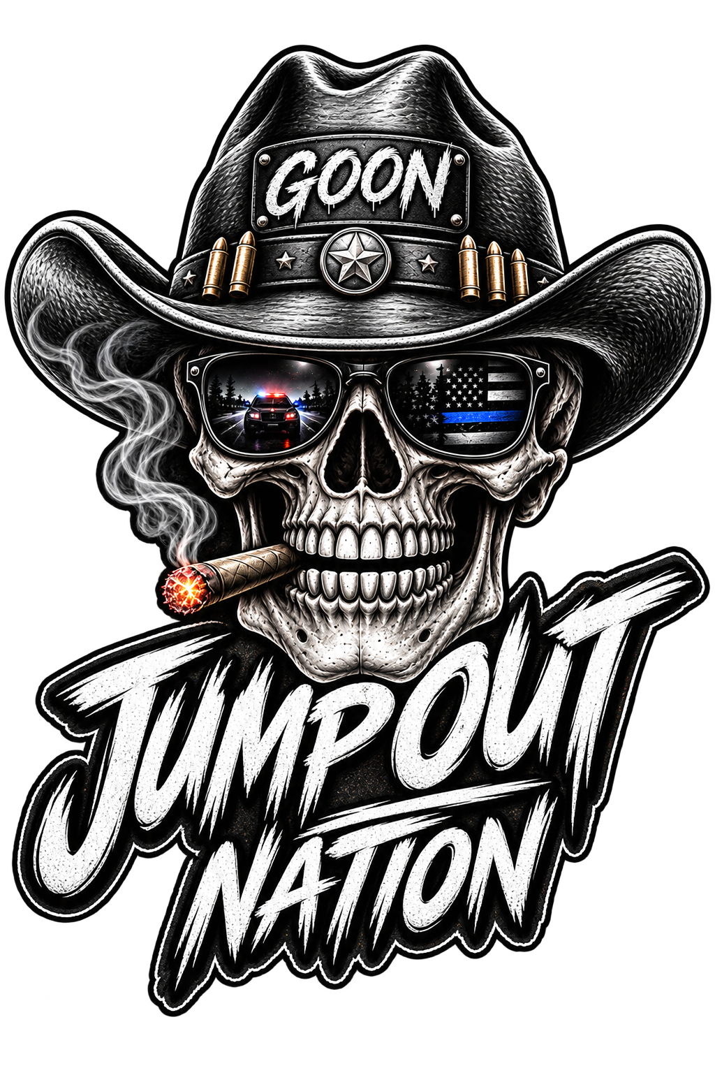 Jump Out Nation "GOON" Sticker